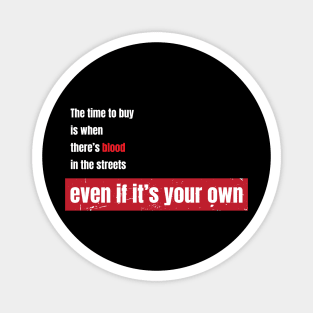 Success Mindset for Investors: Investor Inspiration Quote Magnet